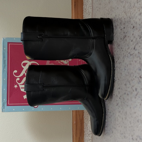 acme Miss Rodeo USA Western Realhide Series Roper Boots Size 8